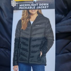 Eddie Bauer Woman's Micro Light Jacket (Black)